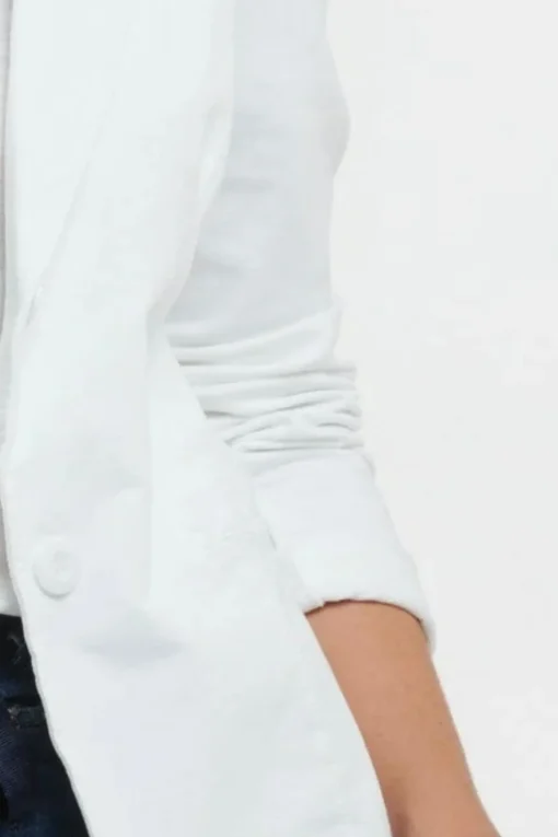 Maha White Sequin Jacket - IS42
