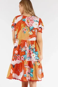 Mitzuki Dress - Red - LL42