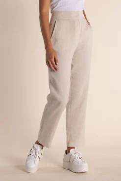 Monique Linen Pant - Natural - TT7