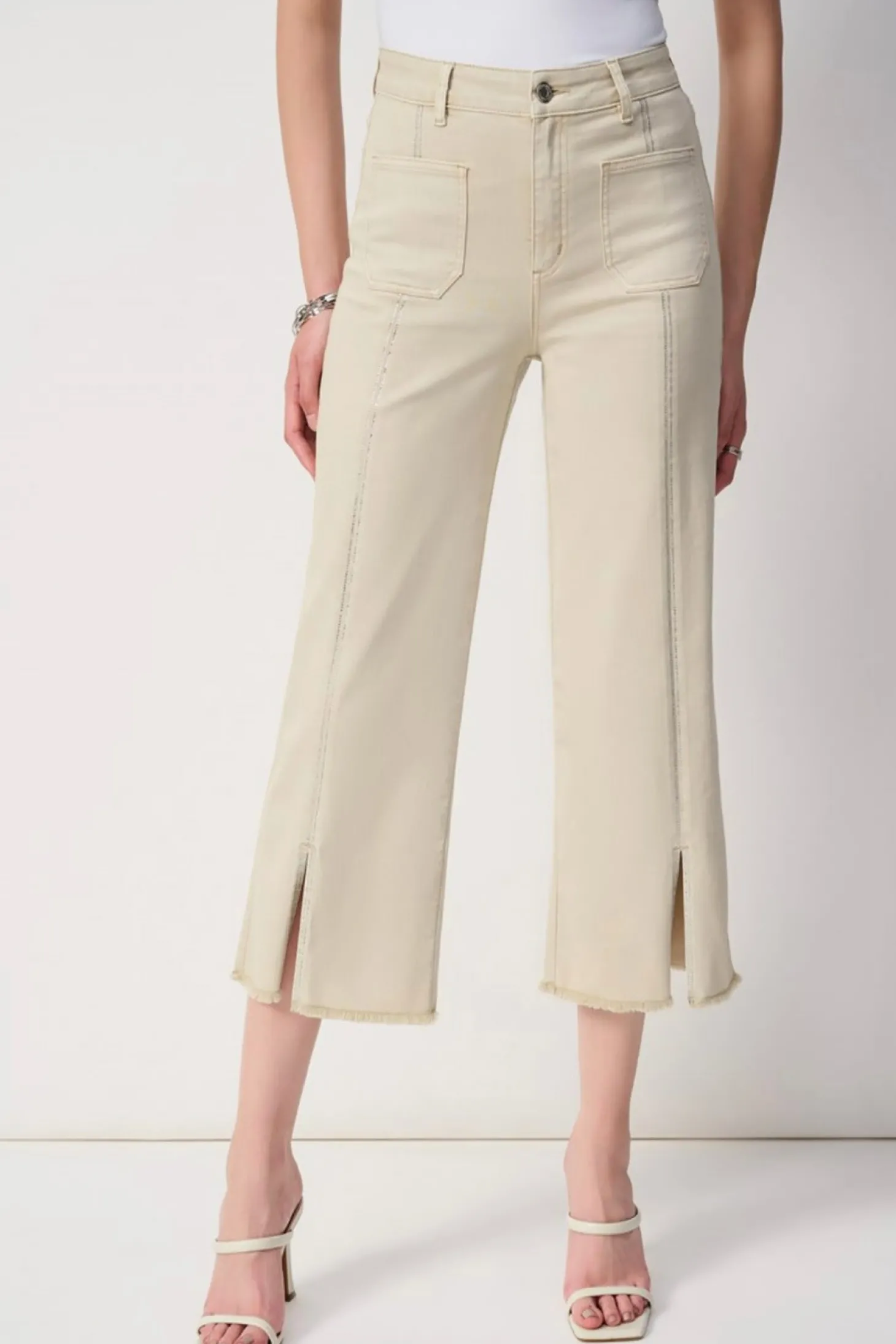 Moonstone Embellished Culotte Jeans - JR7