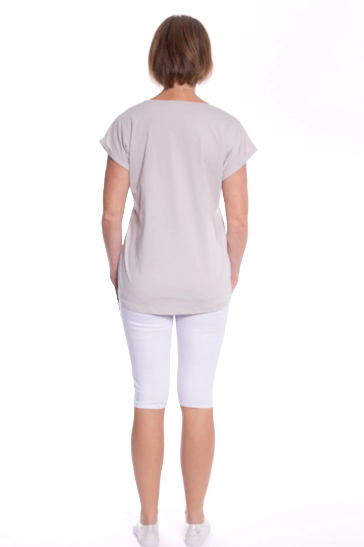 Natasha Tee - Putty - CL9