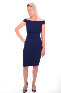 Off The Shoulder Cocktail Dress | Midnight | Z2