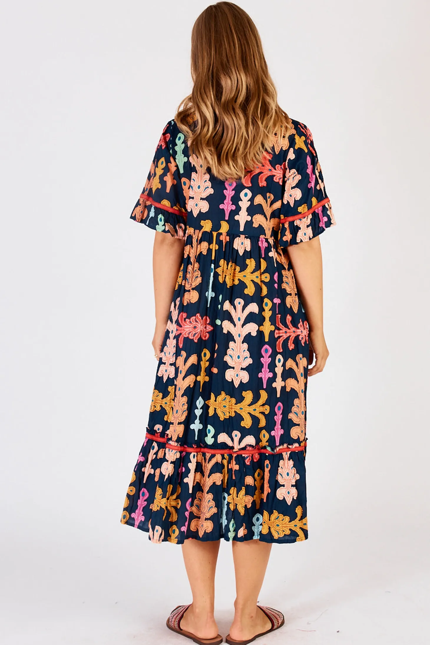 Olivia Midi - Navy - LL1