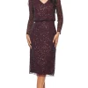 Olympia Sequin Dress | Claret | JH2