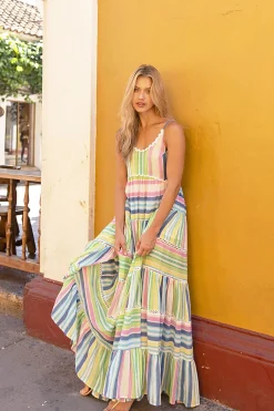Patricia Dress - Bright Multi -M8