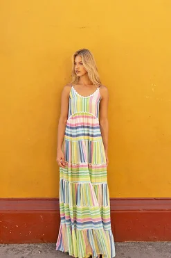Patricia Dress - Bright Multi -M8