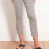 Riveting 7/8 Taper Pant - Pebble - F10