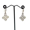 Roman Filigree Hook Earrings - Rose Gold - AD26