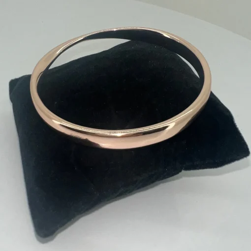 Rose Gold Plated Twist Bangle - SJ1