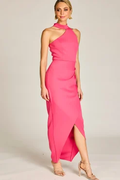 Serena Maxi Dress - Hot Pink - ROM25