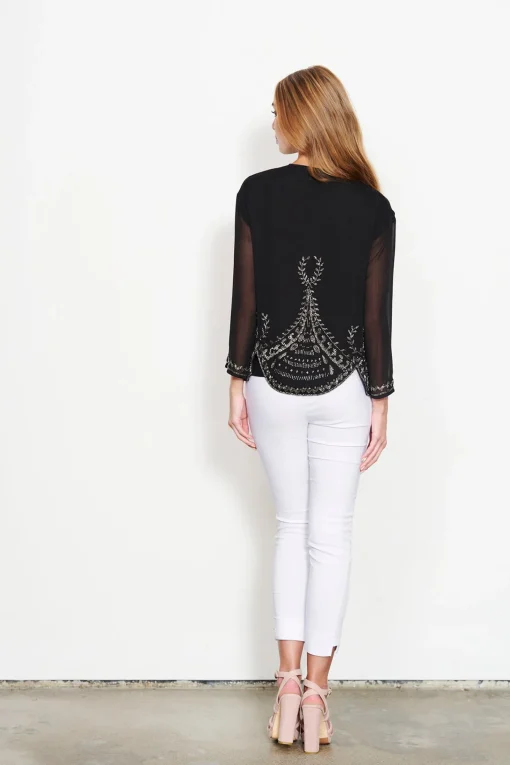 Sheer Sleeve Jacket | CAJ19
