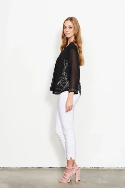 Sheer Sleeve Jacket | CAJ19