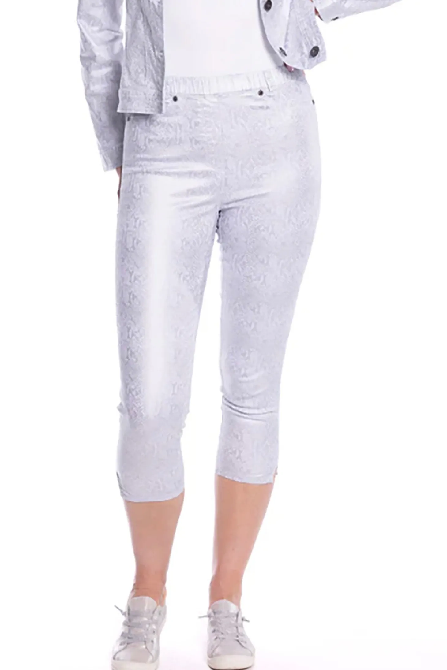 Snake Foil Capri Jegging - Silver - CL3