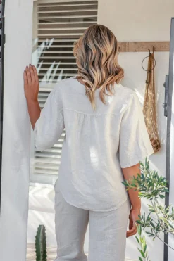 Sole Linen Top - Sand- FA14