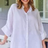 Sophia Shirt - White - OJ11