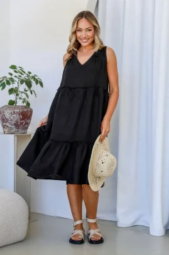 Strati Dress - Black - FA33