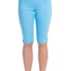 Stretch Pull On Jean Short - Ocean - CL4