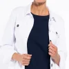 Stretch White Denim Jacket - CL12