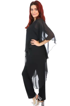 Tilly Jumpsuit - Black - SIS1