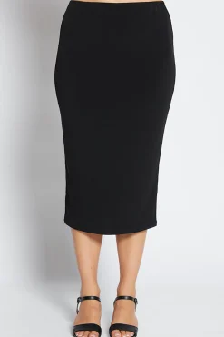 Tina Midi Skirt - Black - PH42