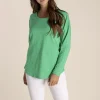 Tommy Long Sleeve Tee - Sea Green - TT16