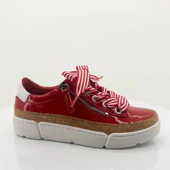 Torayne Red & White Sneaker - DJ40