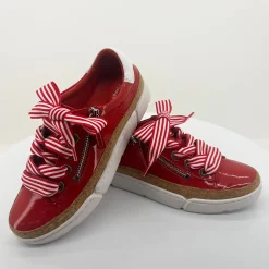 Torayne Red & White Sneaker - DJ40