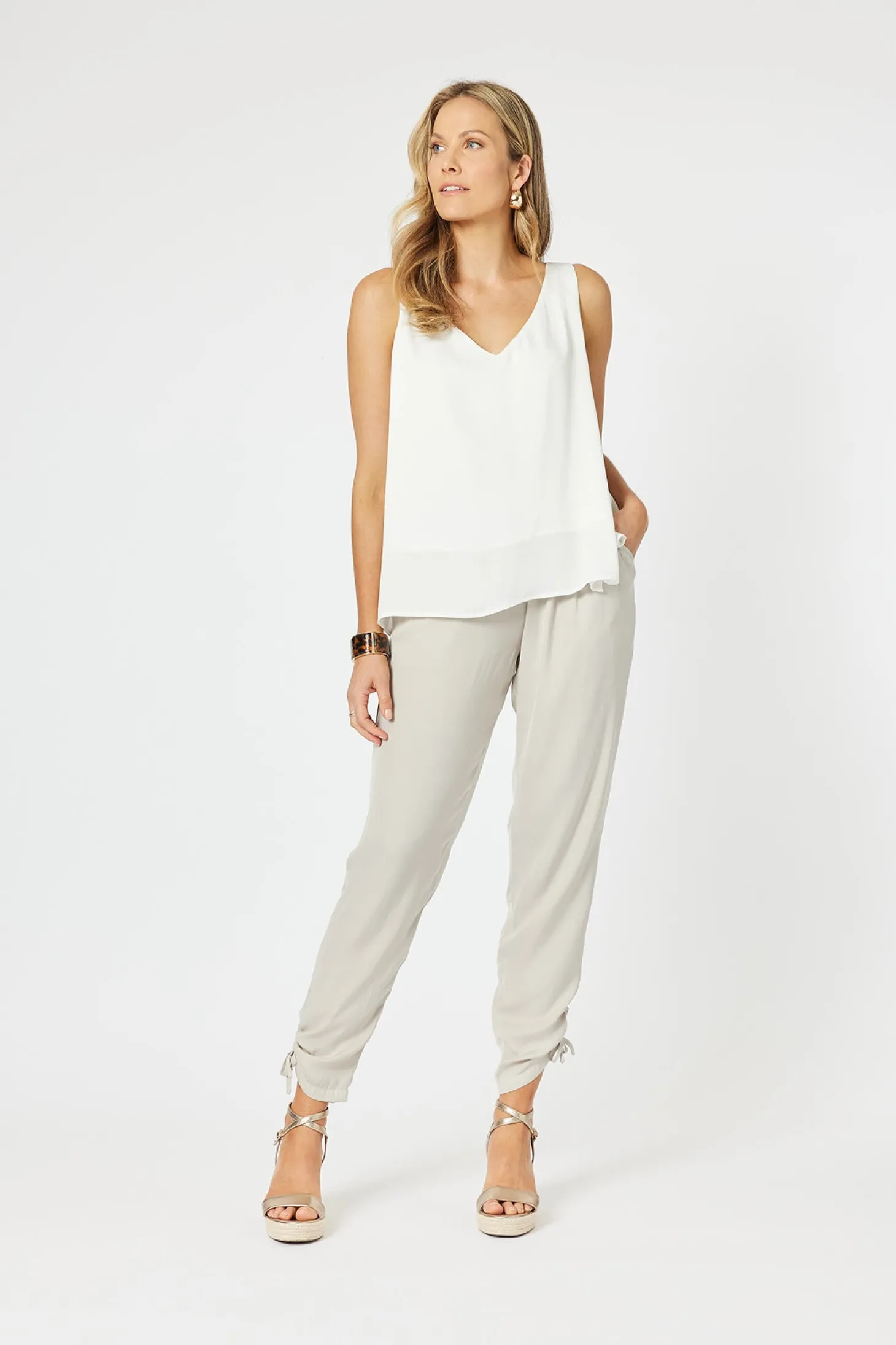 Traveller Luxe Cami - White - HV4