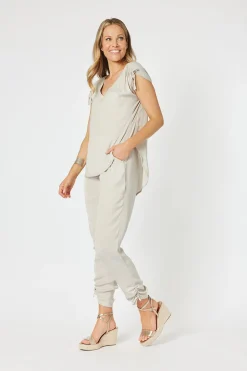 Traveller Luxe Side tie Pant - Champagne - HV3