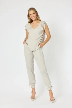 Traveller Luxe Side tie Pant - Champagne - HV3