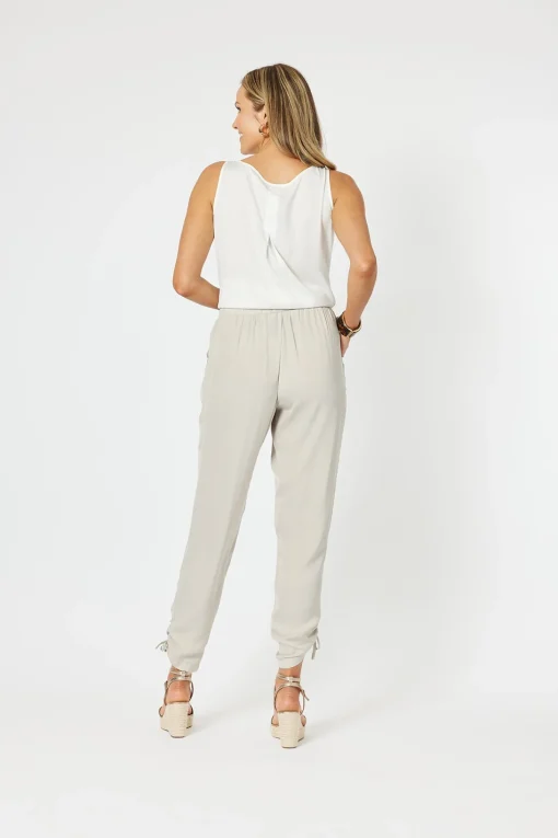 Traveller Luxe Side tie Pant - Champagne - HV3