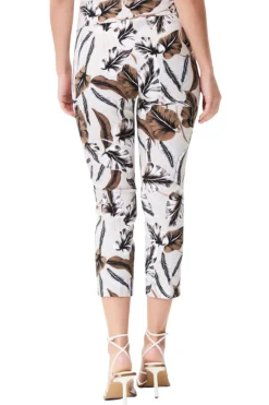 Tropical Print Capri Pant | JR12