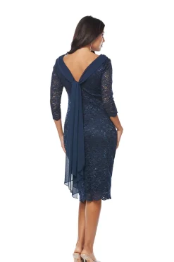 Vivian Lace Dress - Midnight - JH13