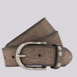 Wakanda Embossed Belt - Taupe - BB8