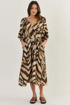 Wildcat Linen Dress - OJ41