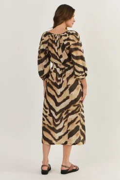 Wildcat Linen Dress - OJ41