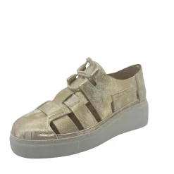 Yao Metallic Sneaker - Washed Gold - DJ13