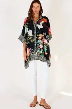 Yoshiko Kaftan - Black -LS2