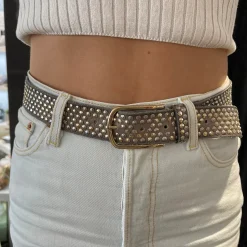 Zoe Belt - Taupe Gold - BB3
